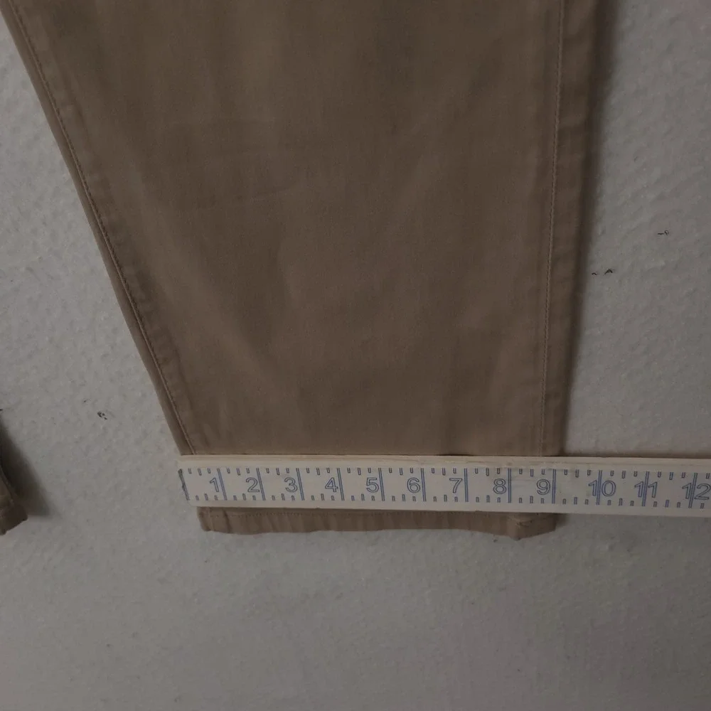 Adriano Goldschmied The Protege Pants Mens 38x34 Fits 38x30 Khaki Straight Leg